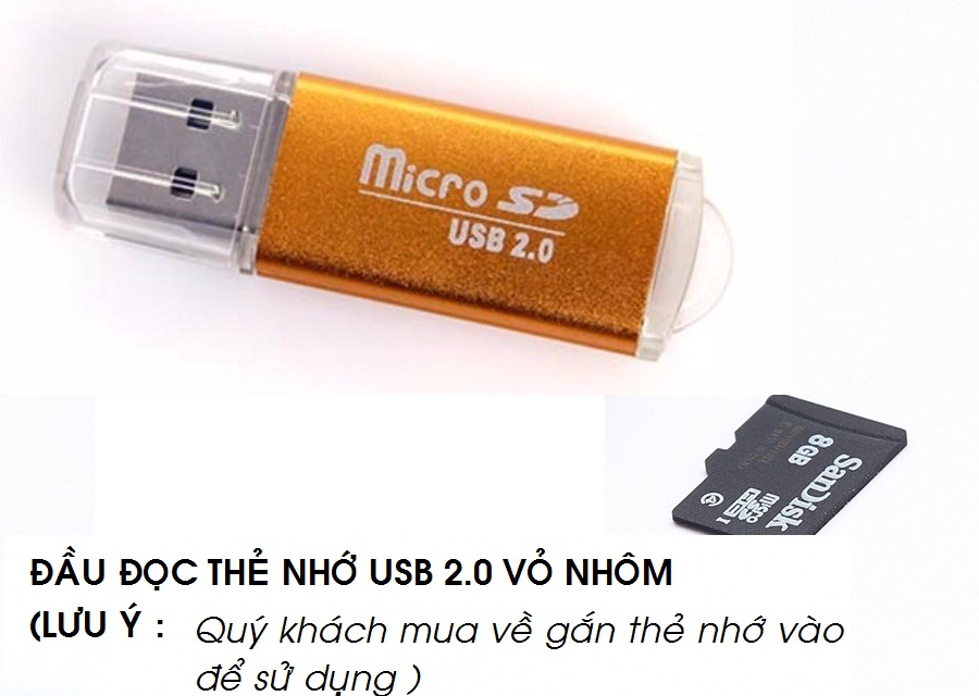 [HCM]thiết bị đọc thẻ nhớ cổng usb vỏ nhôm