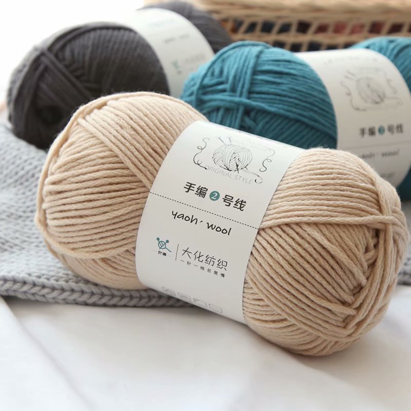 Len Yaoh Wool 100g - Sợi 3mm móc khăn, áo