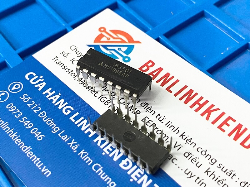 Combo 2 con m51995ap, m 51995ap ic nguồn dip-16