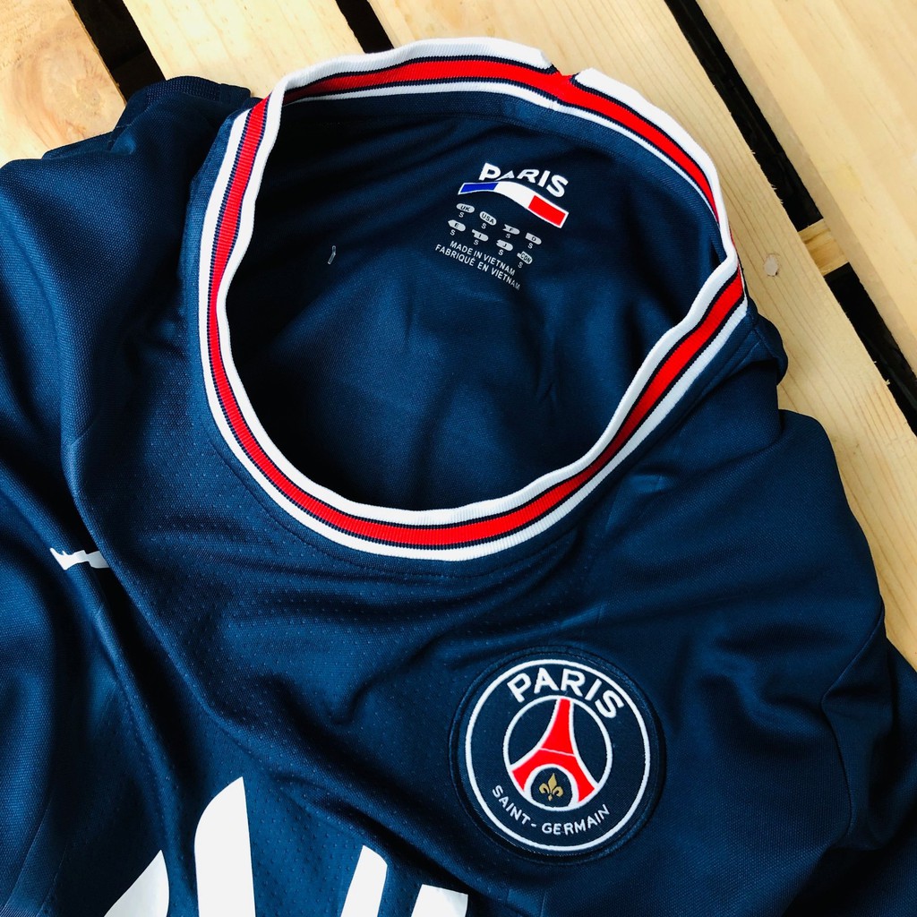 Bộ quần áo thể thao nam PSG 2020-2021, Quần áo đá bóng chuẩn form dáng thi đấu