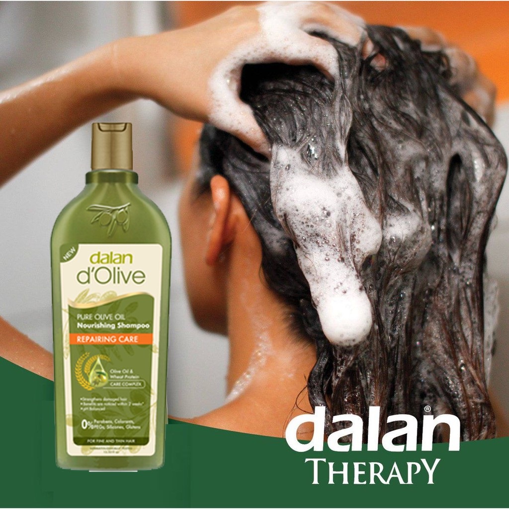 Dầu Gội Cho Tóc Khô & Hư Tổn Dalan D’Olive 400ml