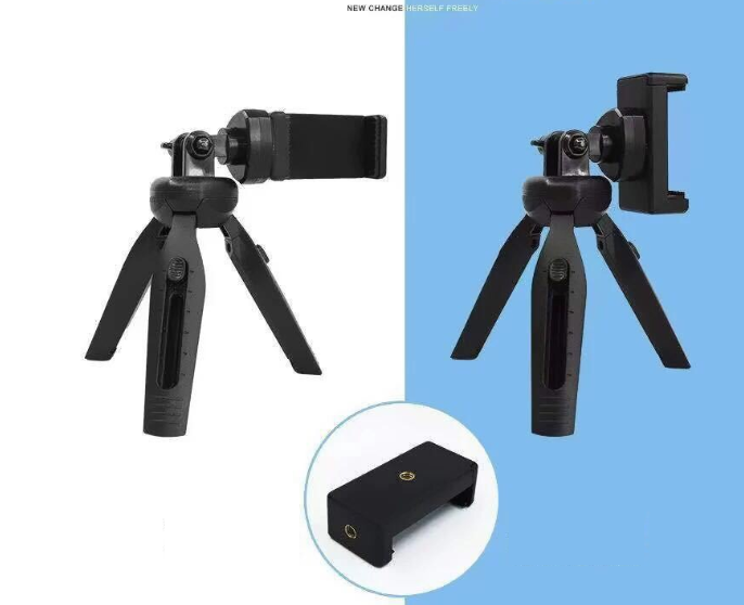 [HCM]Giá đỡ điện thoại 3 chân Mini Tripod 360 độ (ĐEN)