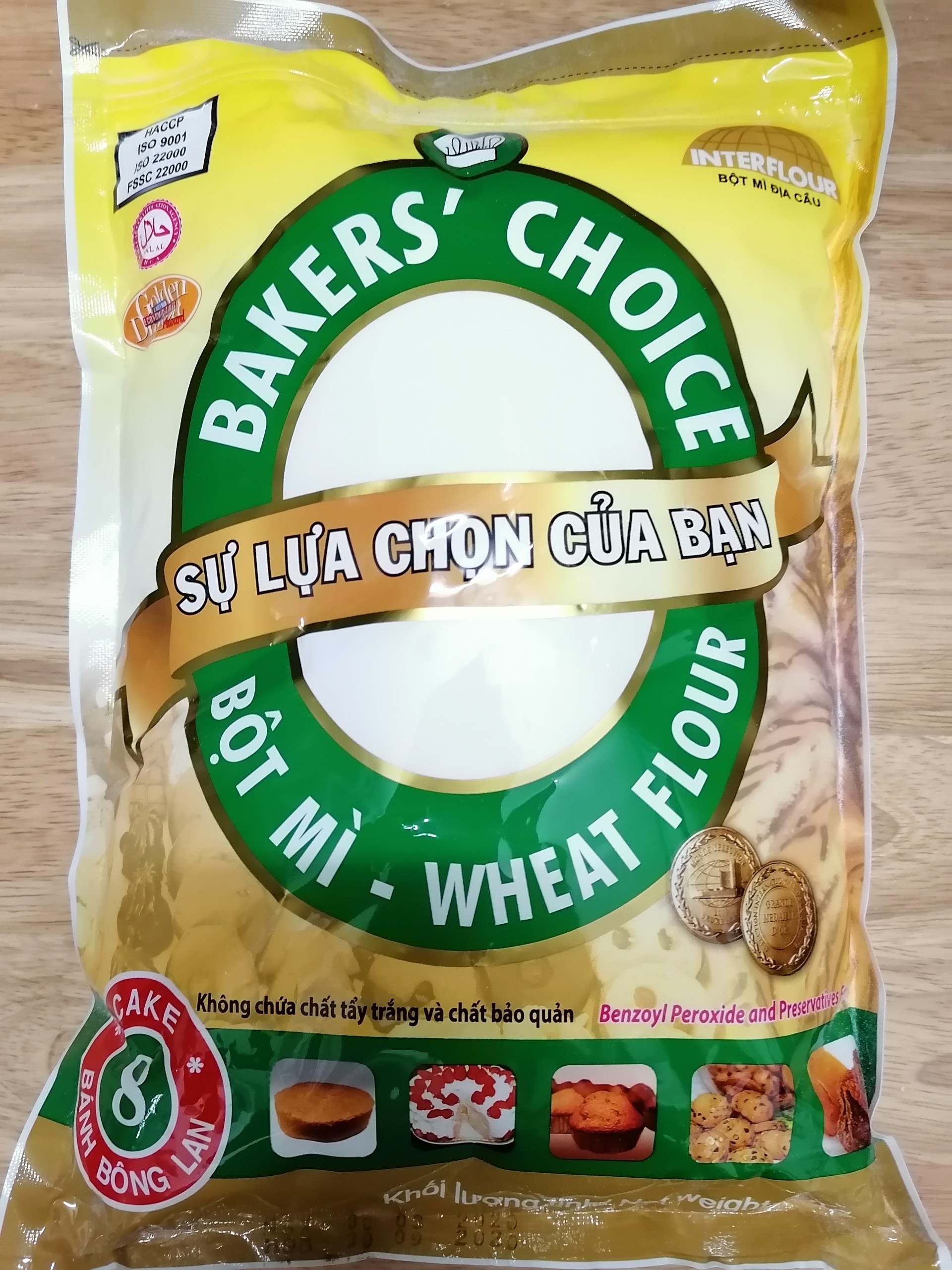[1 Kg – Số 8] Bột mì [VN] BAKERS CHOICE No. 8 Wheat Flour (halal) (ntn-hk)
