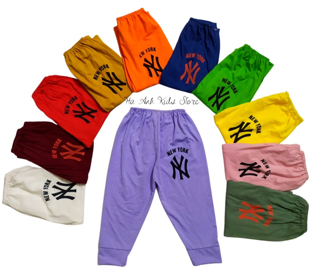 [Hoàn tiền 6%] (1 QUẦN) Quần chục dài thun cotton cho bé trai/ gái 5-20kg mặc quanh năm bốn mùa