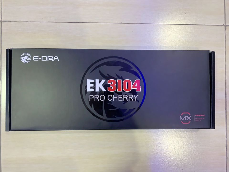 Bàn Phím Cơ E-Dra EK3104 PRO Cherry - Switch Tùy Chọn