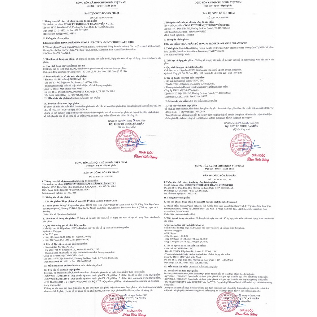 Sữa Dinh Dưỡng Tăng Cơ Rule 1 Protein 2.3Kg
