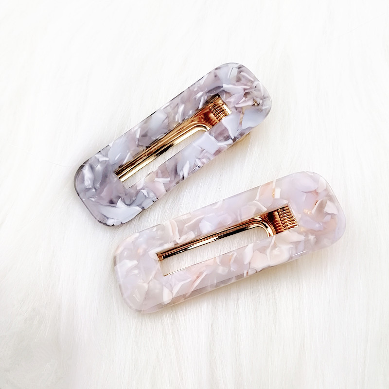 Kẹp mái xà cừ loang phong cách Hàn Quốc