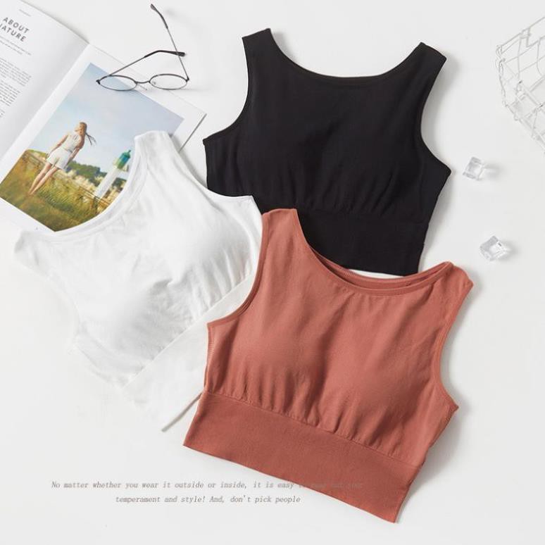 [SIÊU SALE] Áo bra croptop kiểu dáng thể thao năng động