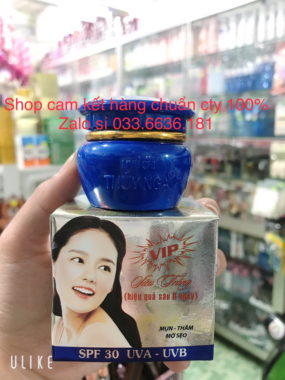 [ chuẩn hàng cty 100%] kem linh chi thúy nga mụn -thâm-mờ sẹo-trắng da 6,5g