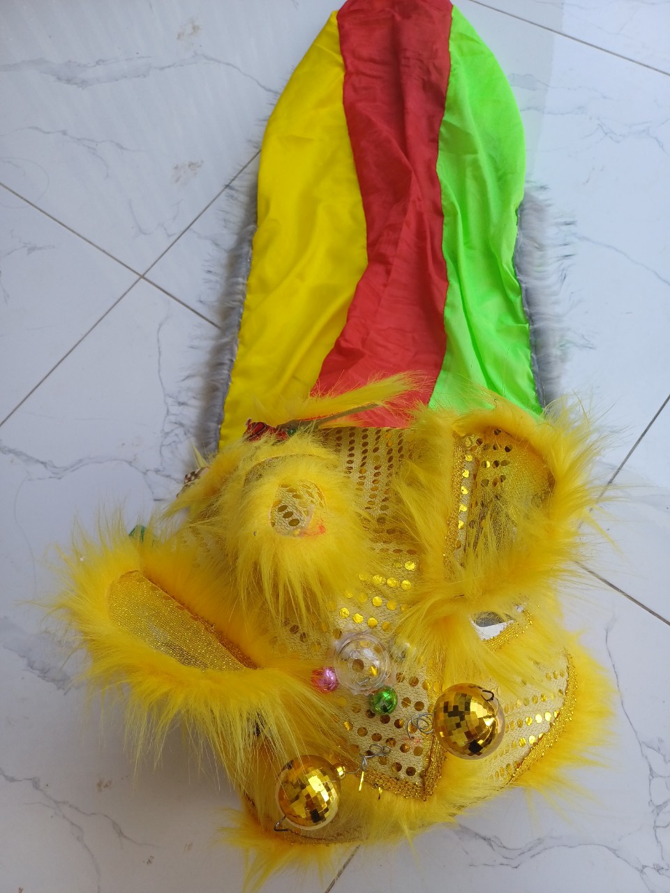 Đầu lân trung be từ 3-5 tuổi