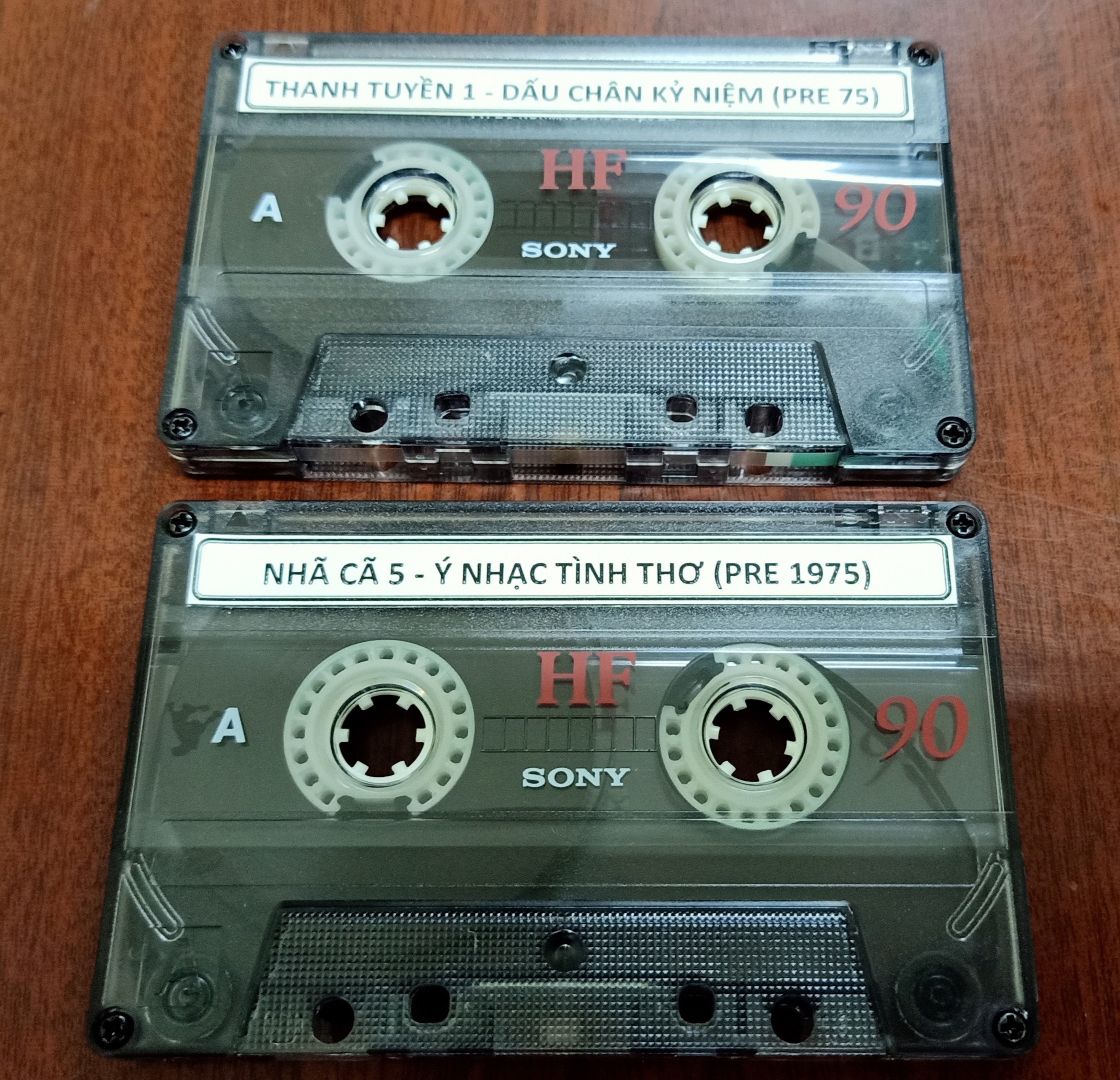 BỘ 10 BĂNG CASSETTE PRE 1975 (SET 1)