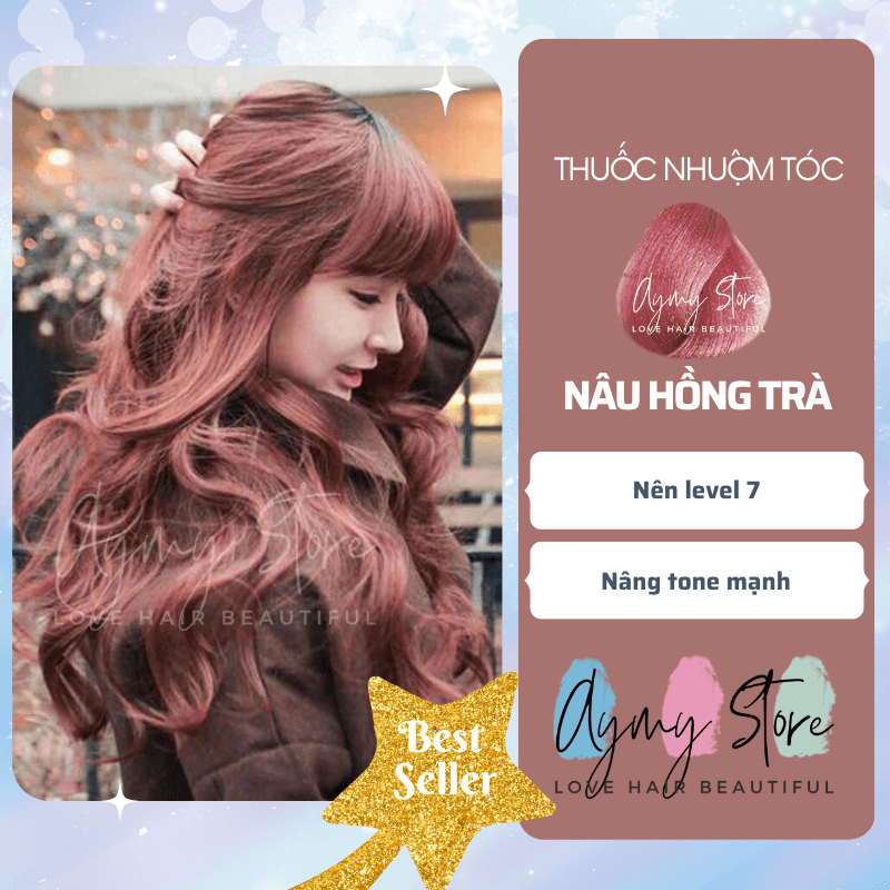 Thuốc nhuộm tóc nâu hồng trà là một sự lựa chọn hoàn hảo cho những cô nàng muốn tạo ra phong cách mới mẻ và cá tính. Hãy xem hình ảnh để cùng khám phá những kiểu tóc đầy ấn tượng với màu nhuộm này nhé!