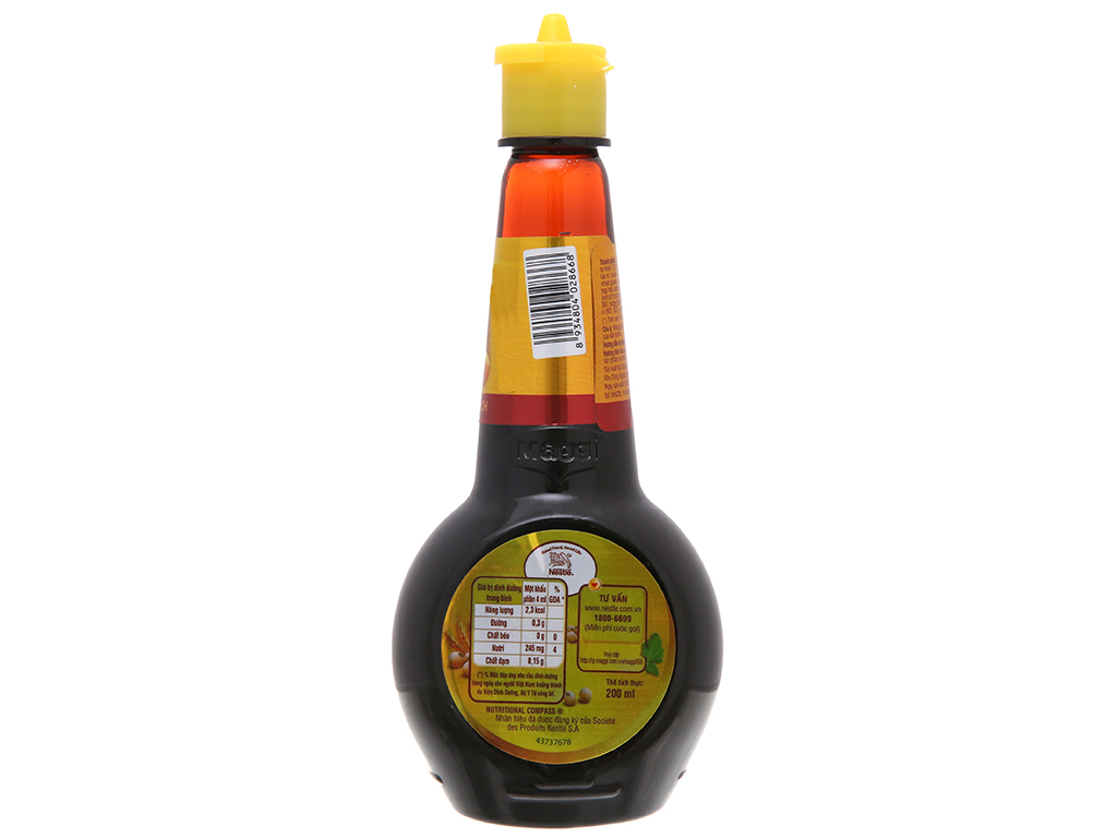 Nước tương hảo hạng Maggi chai 200ml (combo 5 chai)