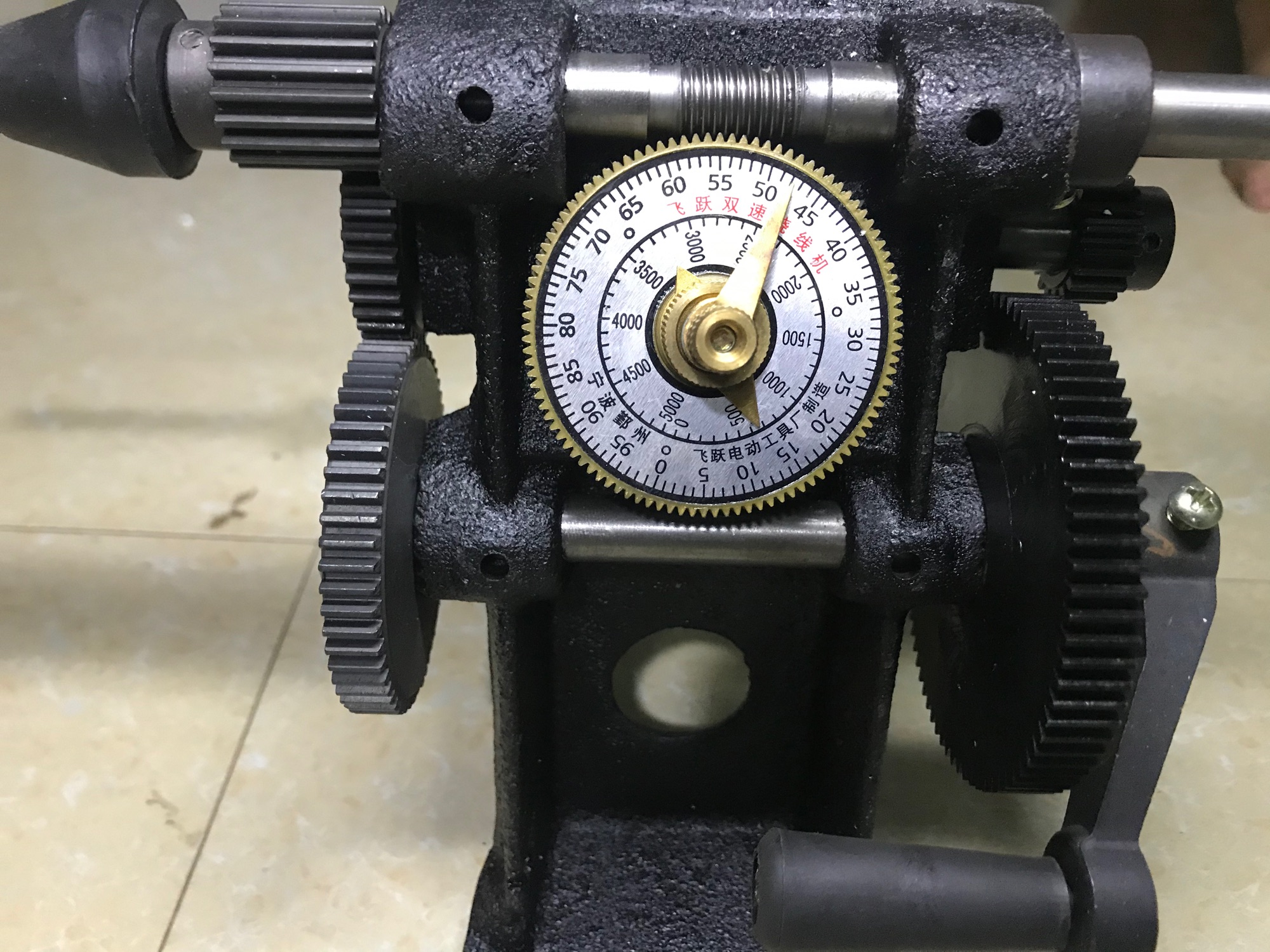 Mechanical Wire Winding Machine (Shows Number of Turns with a Needle)