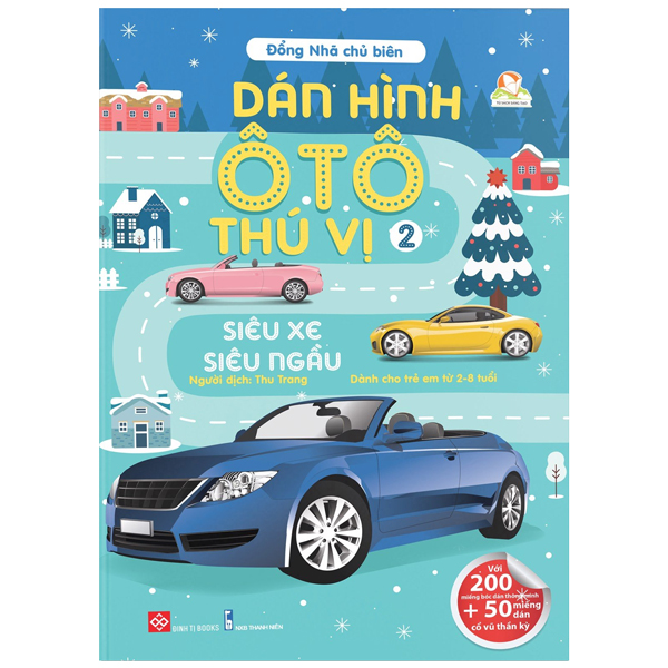 Fahasa - dán hình ô tô thú vị - siêu xe siêu ngầu
