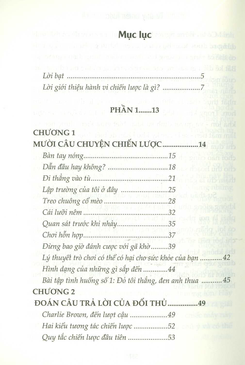 Tư Duy Chiến Lược - Lý Thuyết Trò Chơi Thực Hành
