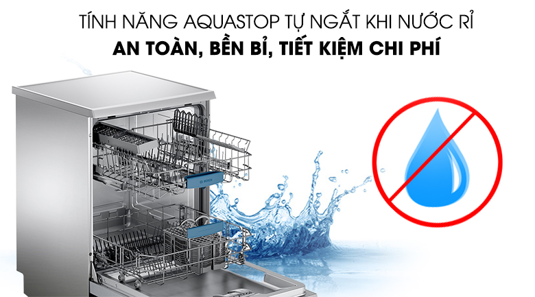 [TRẢ GÓP 0%] Máy rửa bát Bosch SMS63L08EA 12 bộ Series 6 (Giá áp dụng giao tại HN, HCM& các tỉnh liên hệ shop)