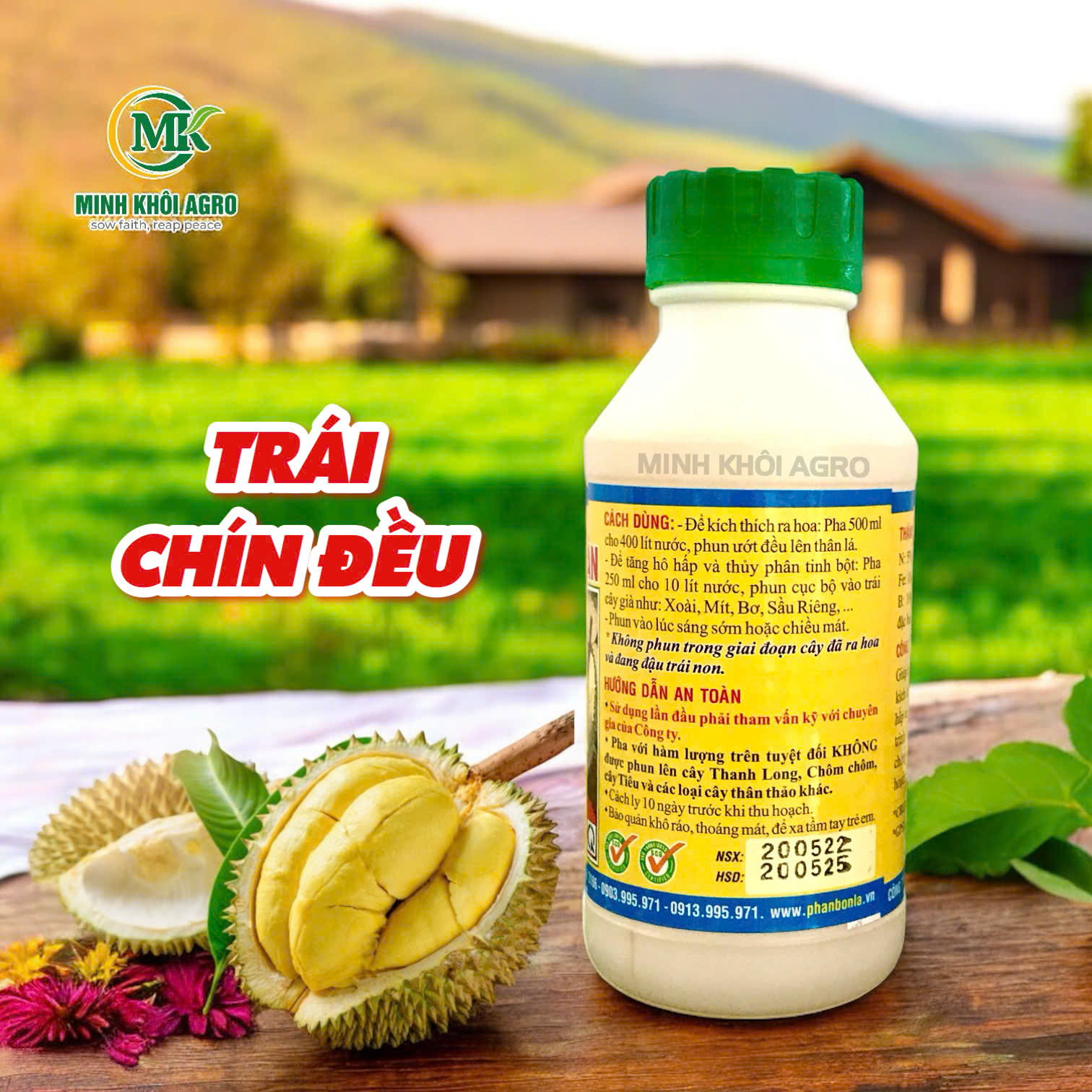 Phân bón lá HTC Đại Ngàn | Nhúng chín trái