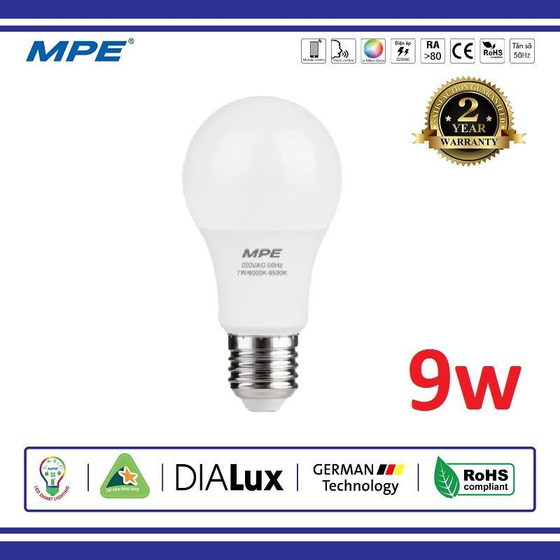 ĐÈN LED BULB 9W MPE