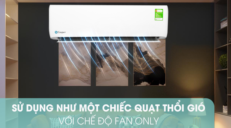 [TRẢ GÓP 0%] Điều hòa Casper 9000BTU 1 chiều R32 SC-09FS33 /SC09FS36 Model 2024 (Giá áp dụng giao tại HN, HCM& các tỉnh liên hệ shop)