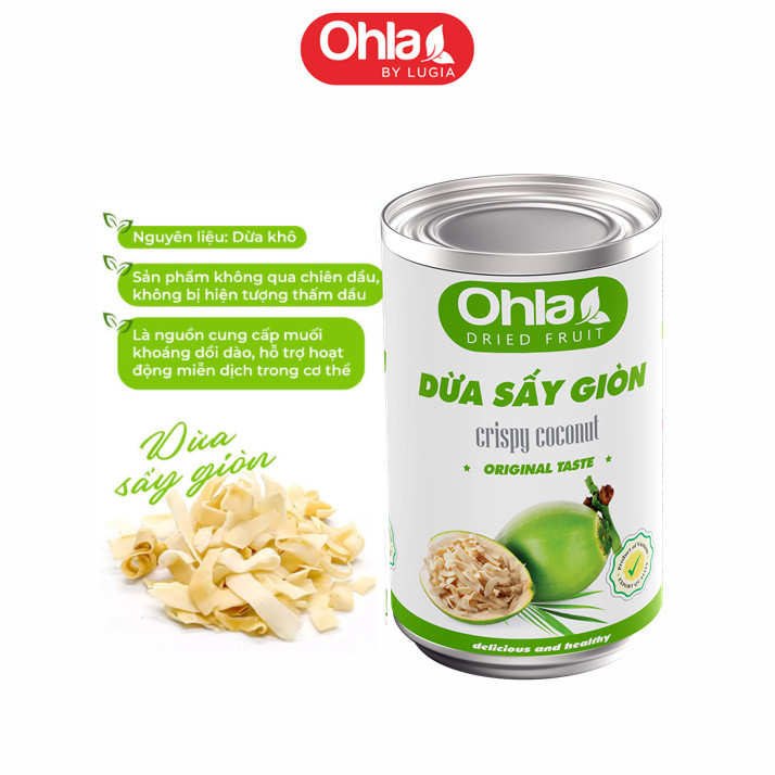 Ohla Crispy Dried Coconut - 120Gr