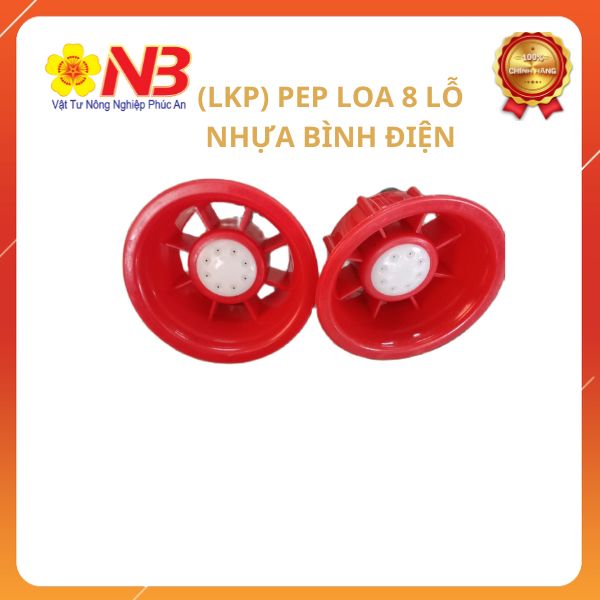 (LKB) Pep loa 8 lỗ nhựa bình điện