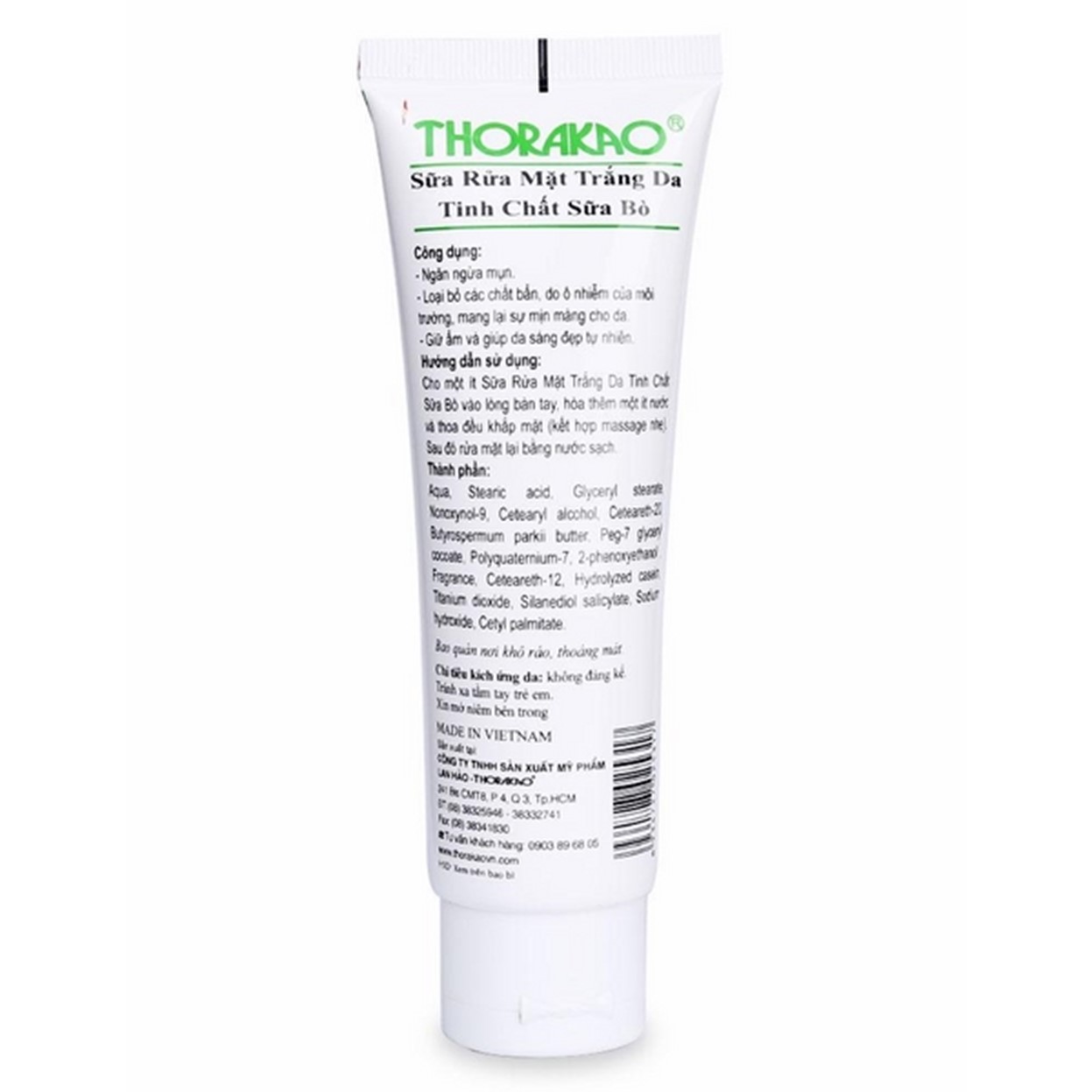 Sữa Rửa Mặt Sữa Bò Trắng Da Thorakao 120g