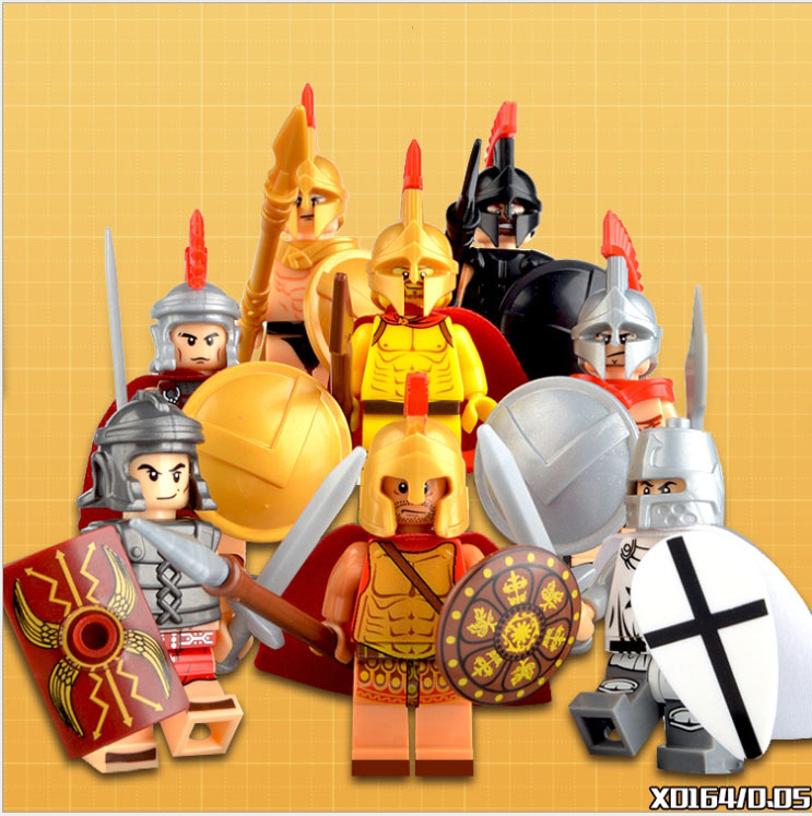 [HCM]Đồ chơi lắp ráp Mini Figure nhân vật lính la mã