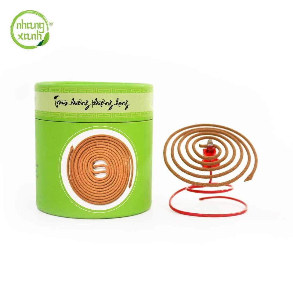 [HCM]Nhang Vòng Trầm Hương 3H (Hộp Xanh) - Sản phẩm nhang sạch của thương hiệu Nhang Xanh