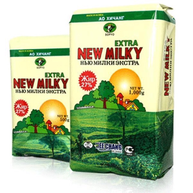 SỮA BÉO NGA NEW EXTRA MILKY BỊCH 1KG DATE MỚI NHẤT - Sữa tăng cân, dinh dưỡng cho người gầy, nhẹ cân - New milky extra