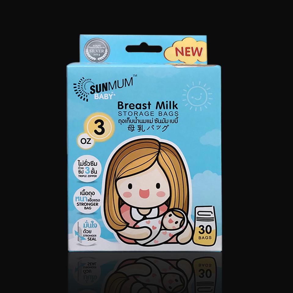 Túi trữ sữa 100ml Sunmum Thái Lan
