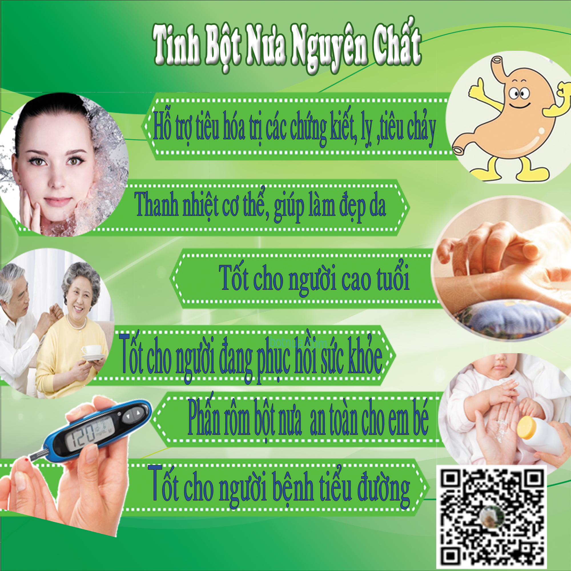 Bột nưa nguyên chất Bến Tre
