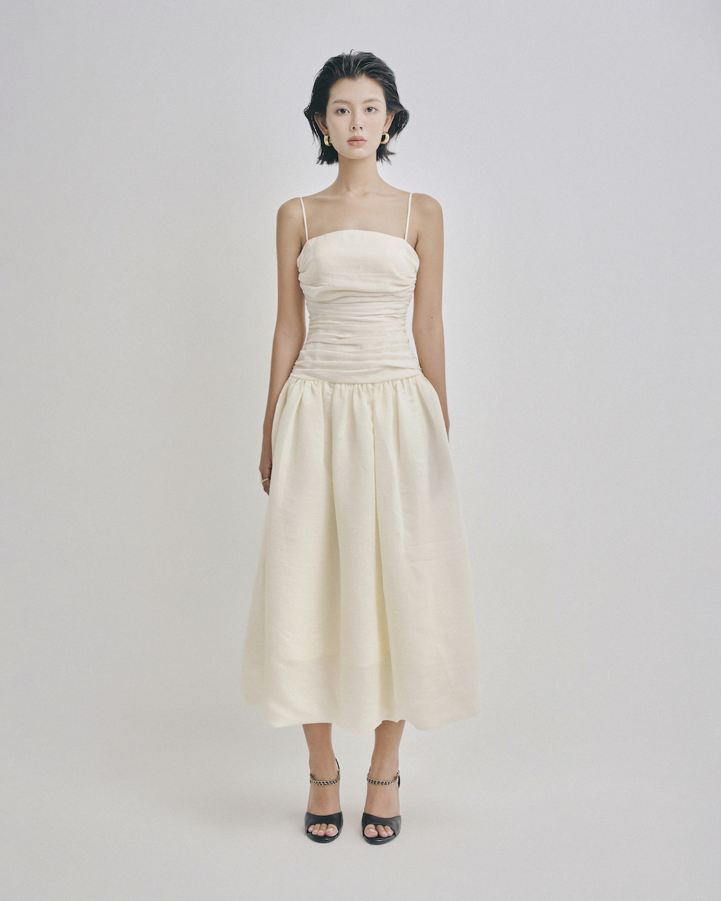 Đầm dài tùng gập - Thea Dress