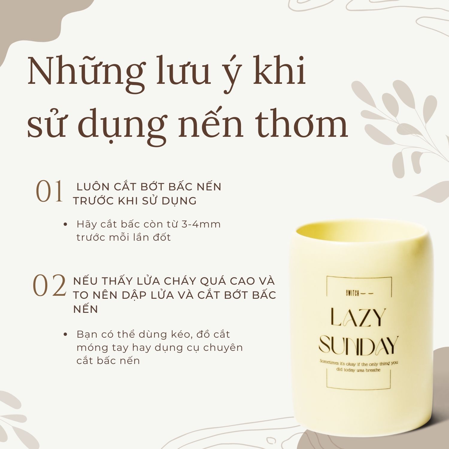 Ocean Waves | Nến thơm SWITCH | Size lớn 210gr | Size nhỏ 100gr
