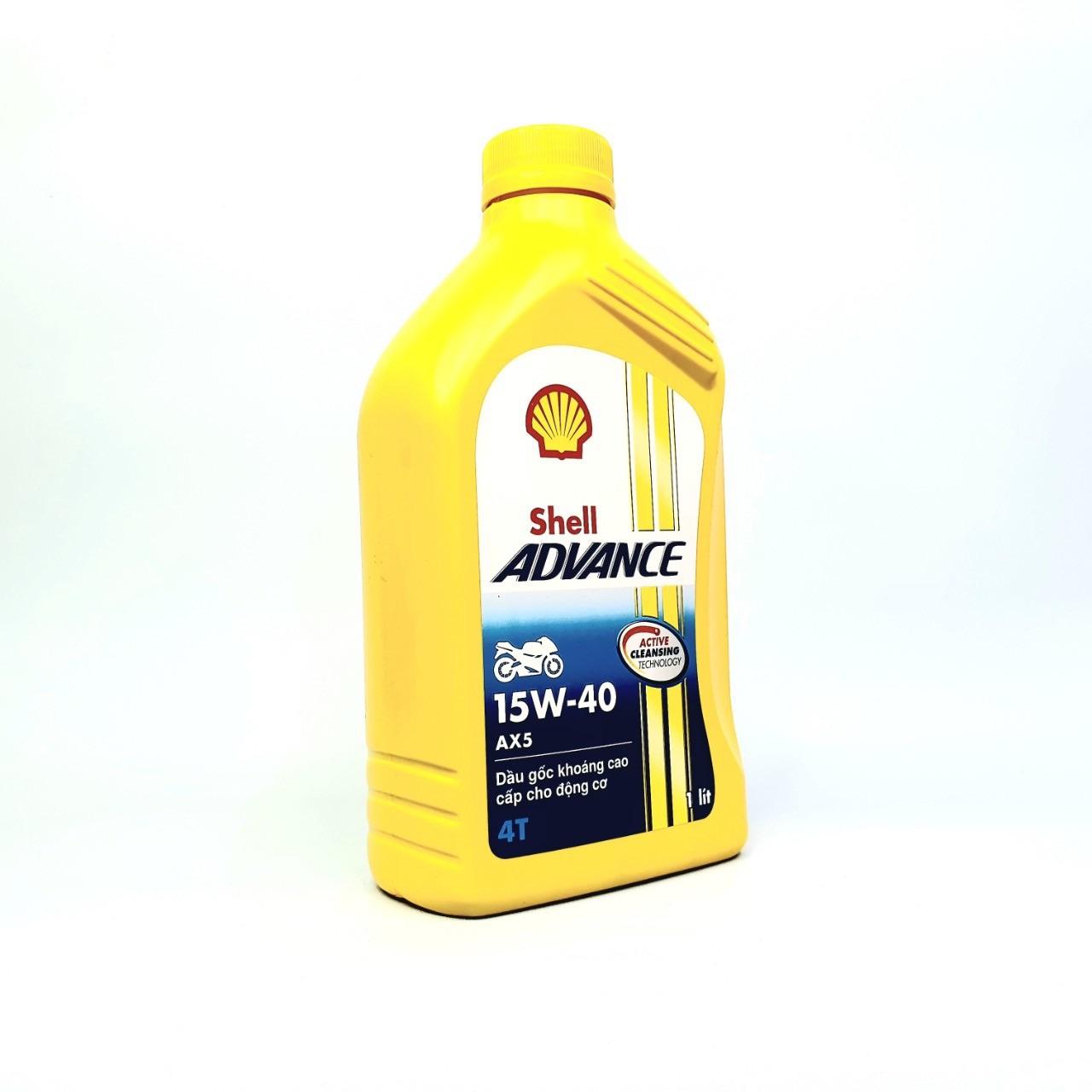 [HCM][SỐC] Shell Advance AX5 15W40 1L dành cho xe số