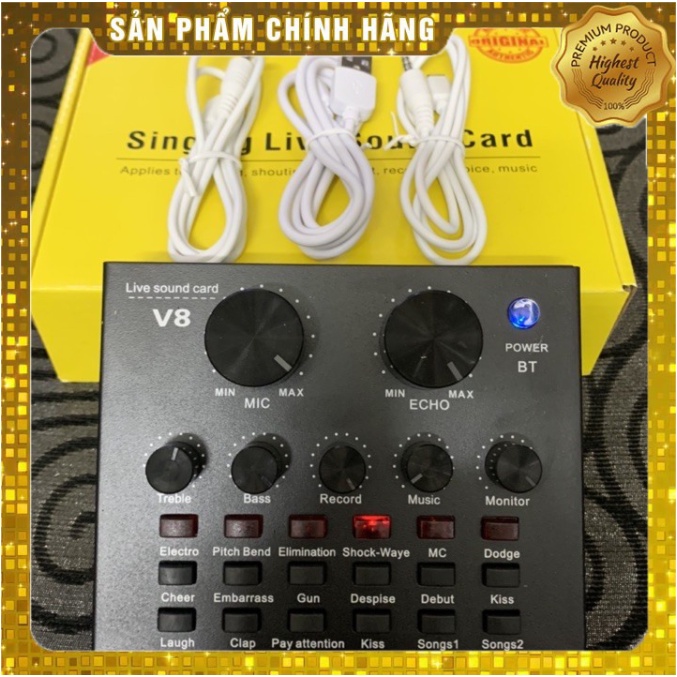 SOUND CARD SANSONG V8 BLUETOOTH