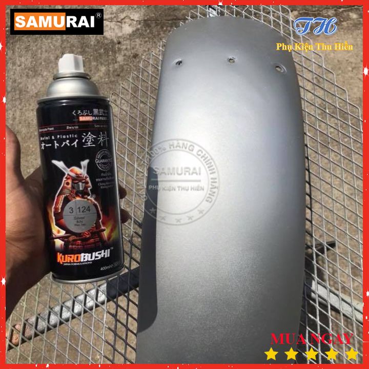 Sơn Xịt Xe Samurai Màu Bạc -Mã 3/124