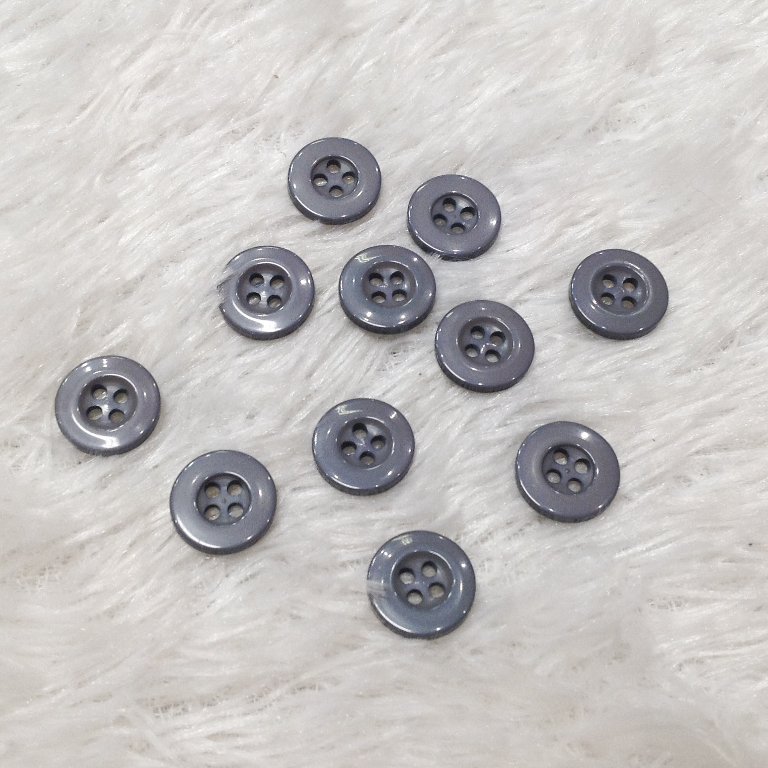 Combo 10 buttons cheap plastic mini shirt garment 4 holes basic office clothing