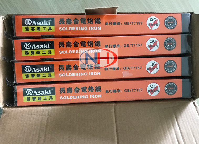 Mỏ Hàn Chì Đầu Nhọn Cao Cấp 60W Asaki AK-9034