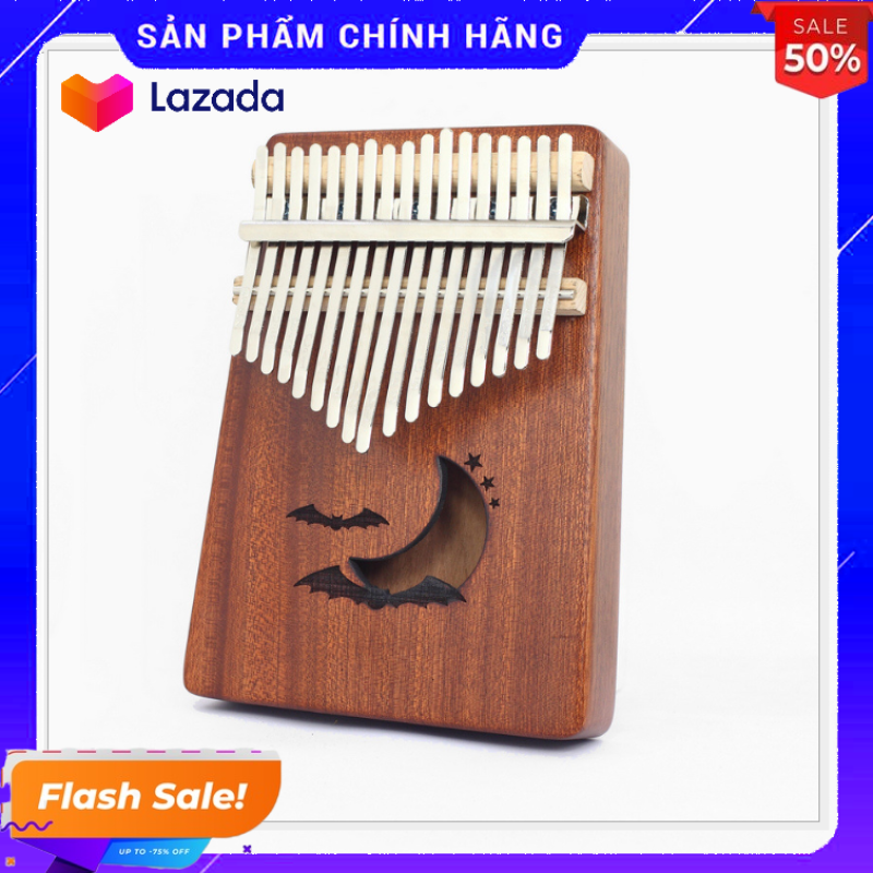 Đàn kalimba 17 phím tặng stick màu và búa chỉnh âm GECKO308