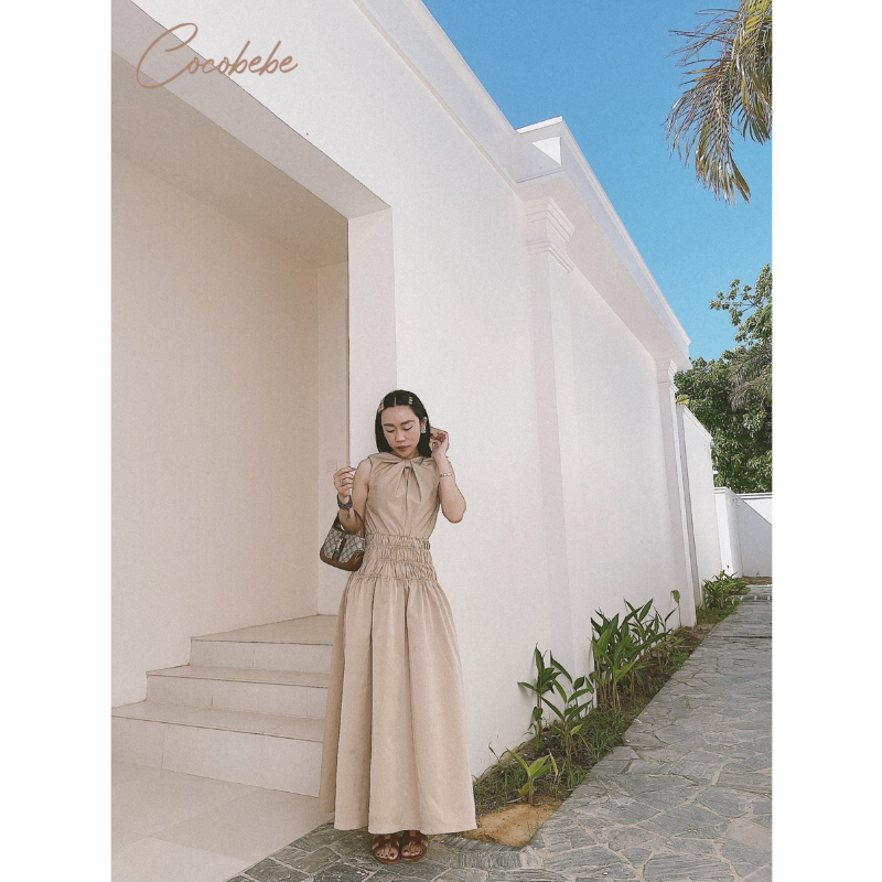 Đầm Maxi Nhún Eo M3059 Cocobebe