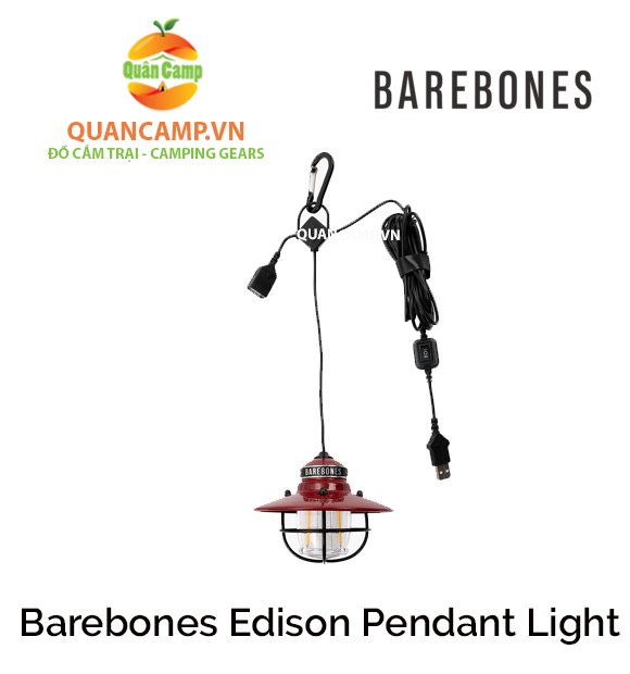 [HCM]Đèn pin cắm trại Barebones Edison Pendant Light