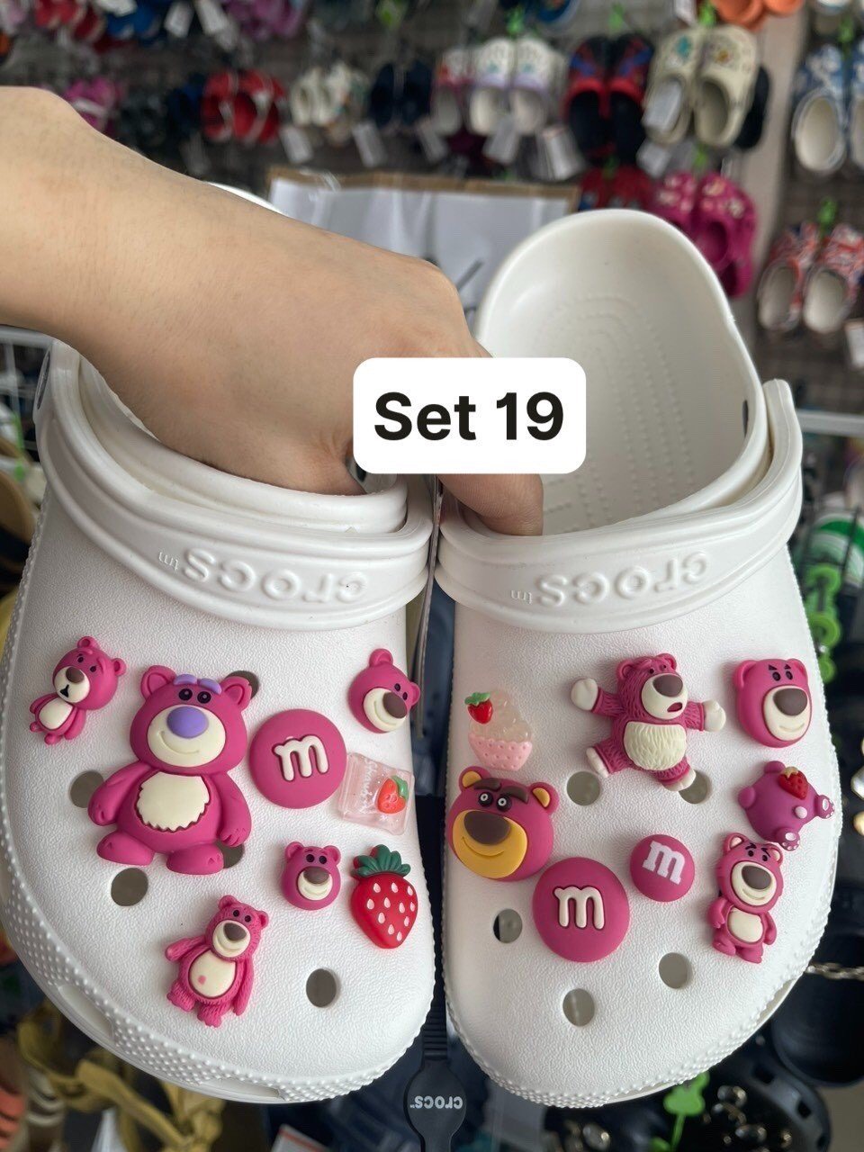 Charm, jibit mới, chuyên gắn giày dép crocs, bán theo set - PB248
