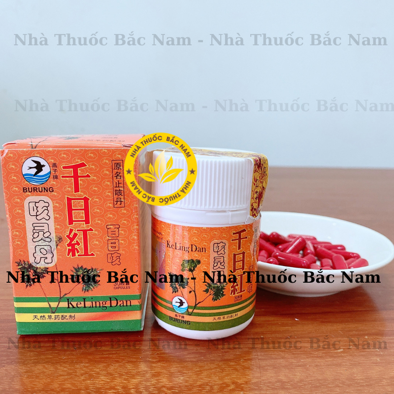 Keling dan, thiên nhật hồng tem nai nổi Singapore 30 viên - Hỗ trợ giảm ho
