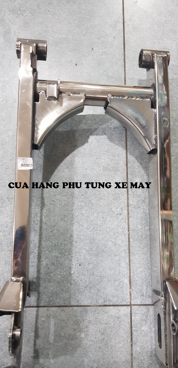 Gấp gắn Sirius xăng cơ inox 304 - phụ tùng xe máy nhông xích