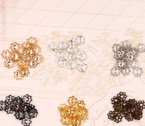 20/50/100 đế hoa ốp hạt nhiều màu size 8mm