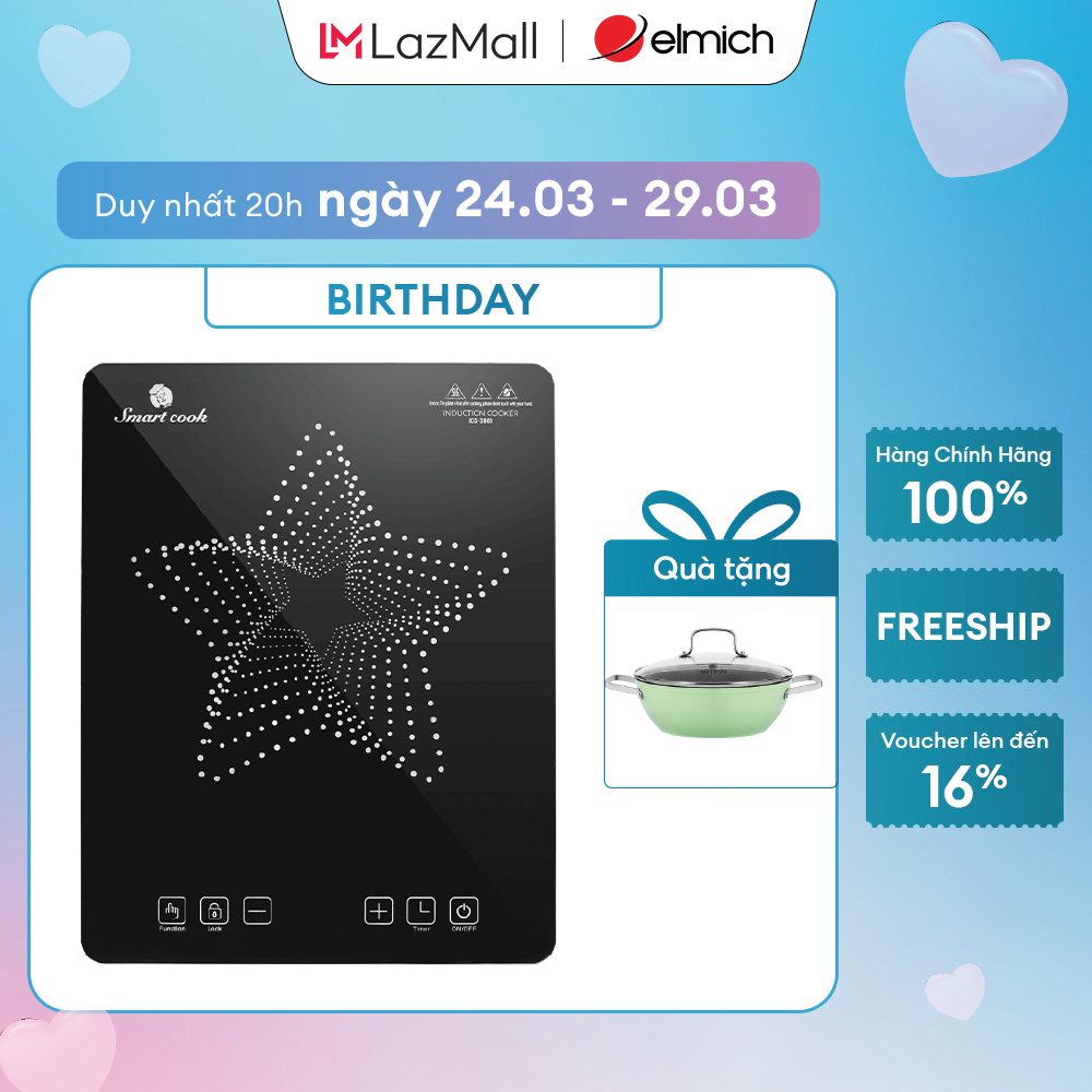 (Only 15-17.08) smartcook ics-3869 electromagnetic cooker