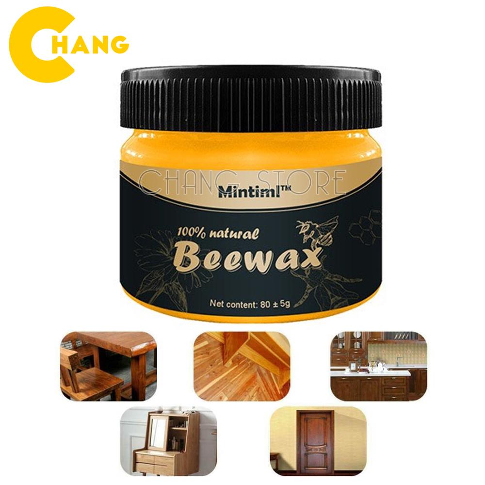 Sáp ong Beewax lau đánh bóng sàn đồ gỗ nội thất 3 tác động làm mới chống thấm nước