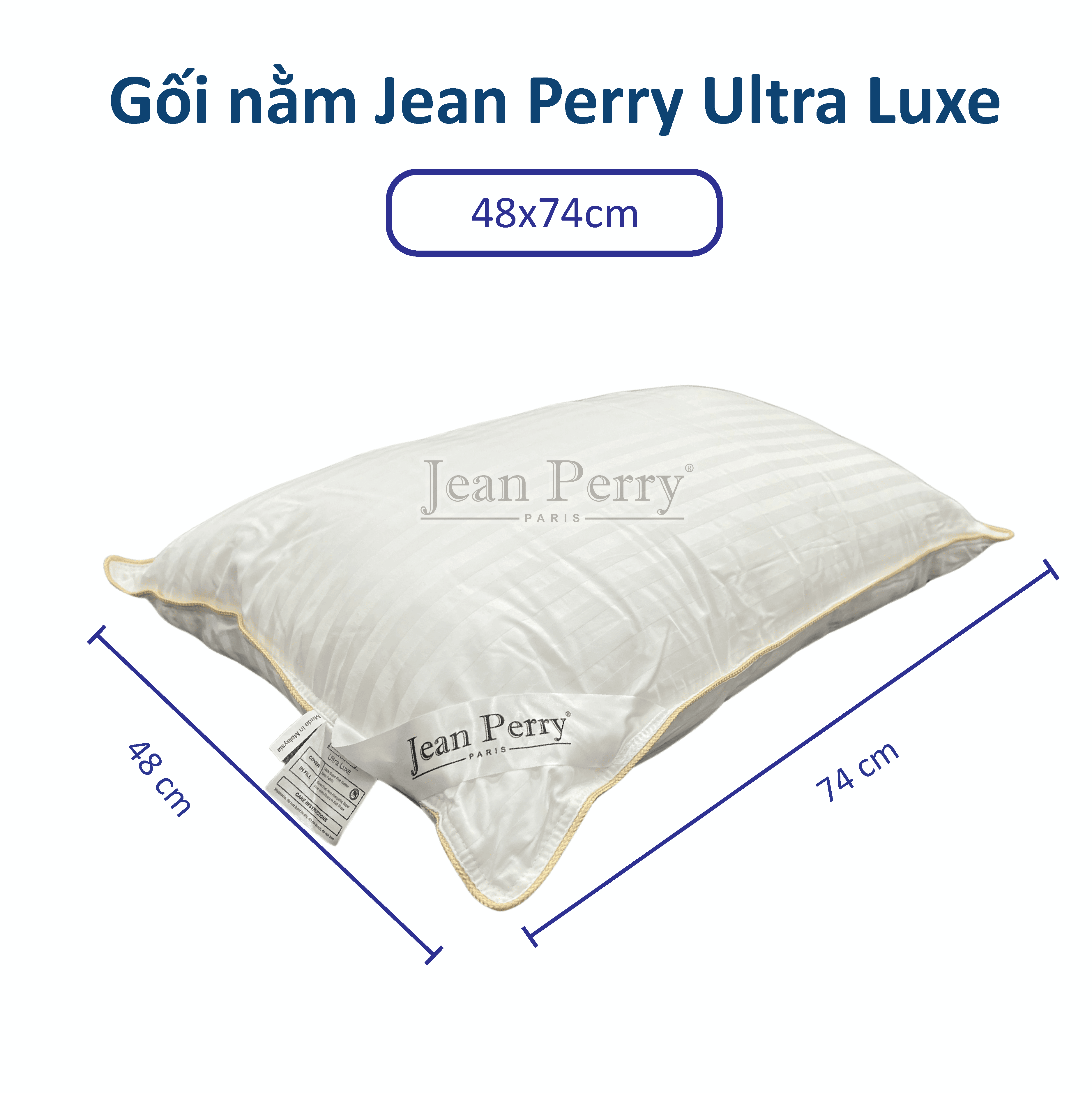 Gối nằm Jean Perry Ultra Luxe kích thước 48x74cm