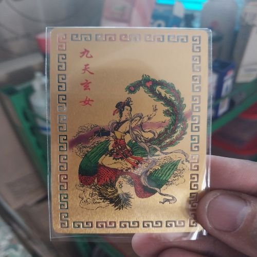 kim bài linh phù cửu thiên huyền nữ